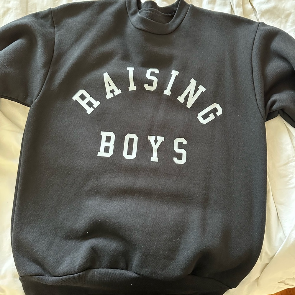 Ford and Wyatt Raising Boys® Original Sweatshirt – Black (Size Small)